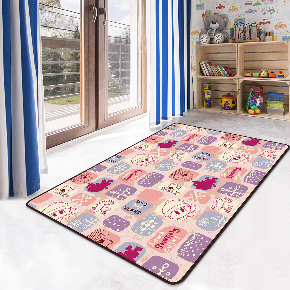 Children Room Bedroom Bed Blanket Super Soft Carpet Can Be Washed By Machine