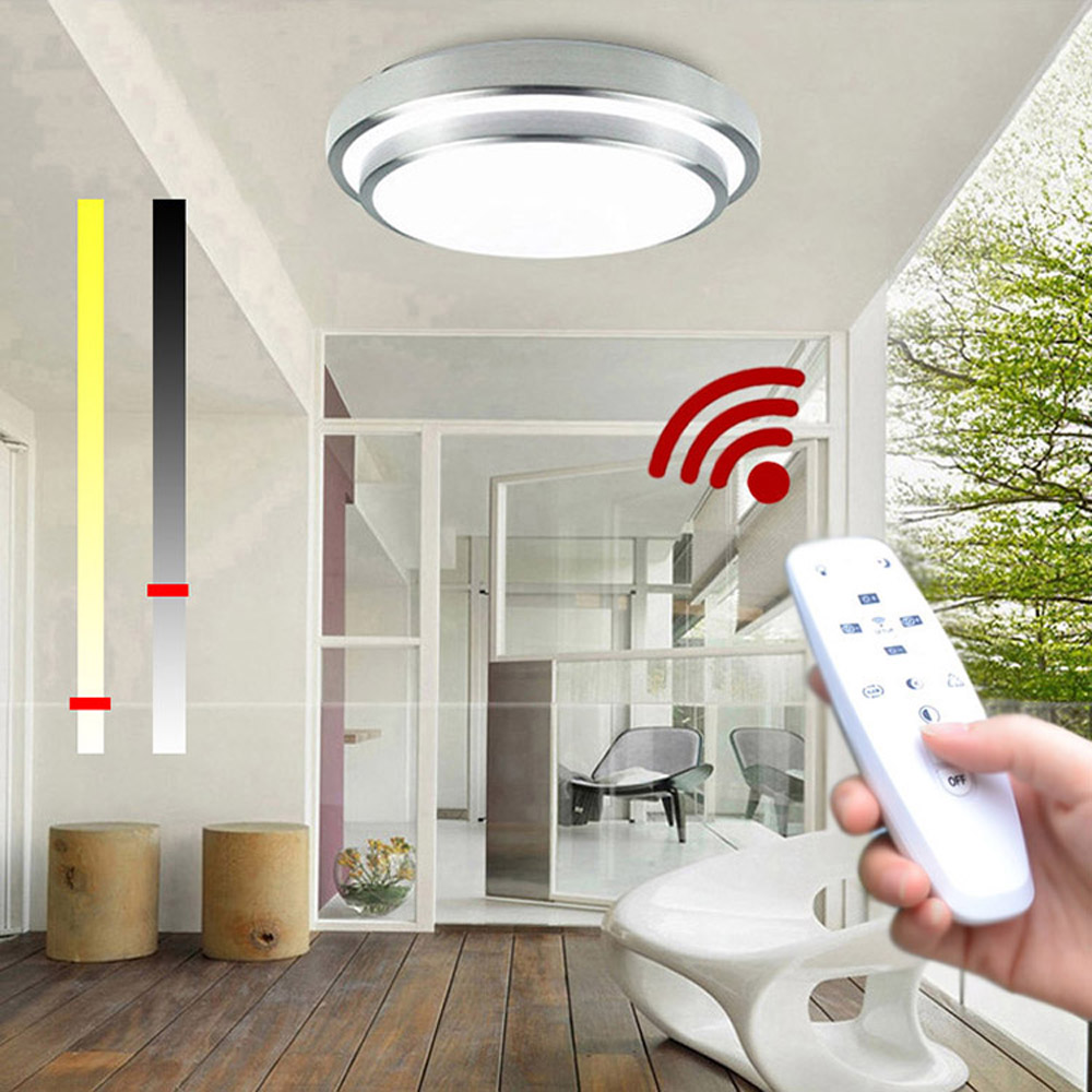 Led Ceiling Lights Change Color Temperature Ceiling Lamp 40W Smart Remote Control Dimmable Bedroom Living Room