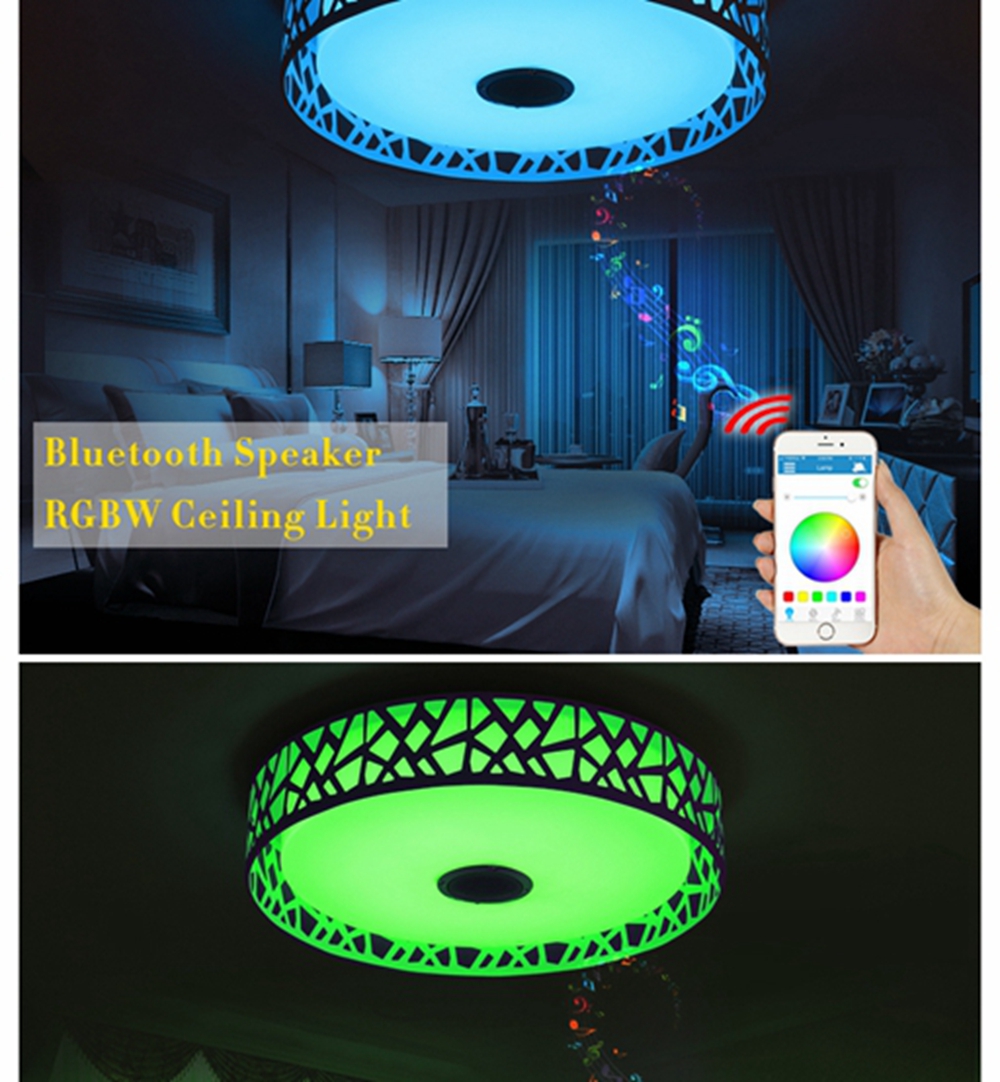 X1001Y-36W-SLF Water Cube Music Color Light Transform Bluetooth Ceiling Lamp