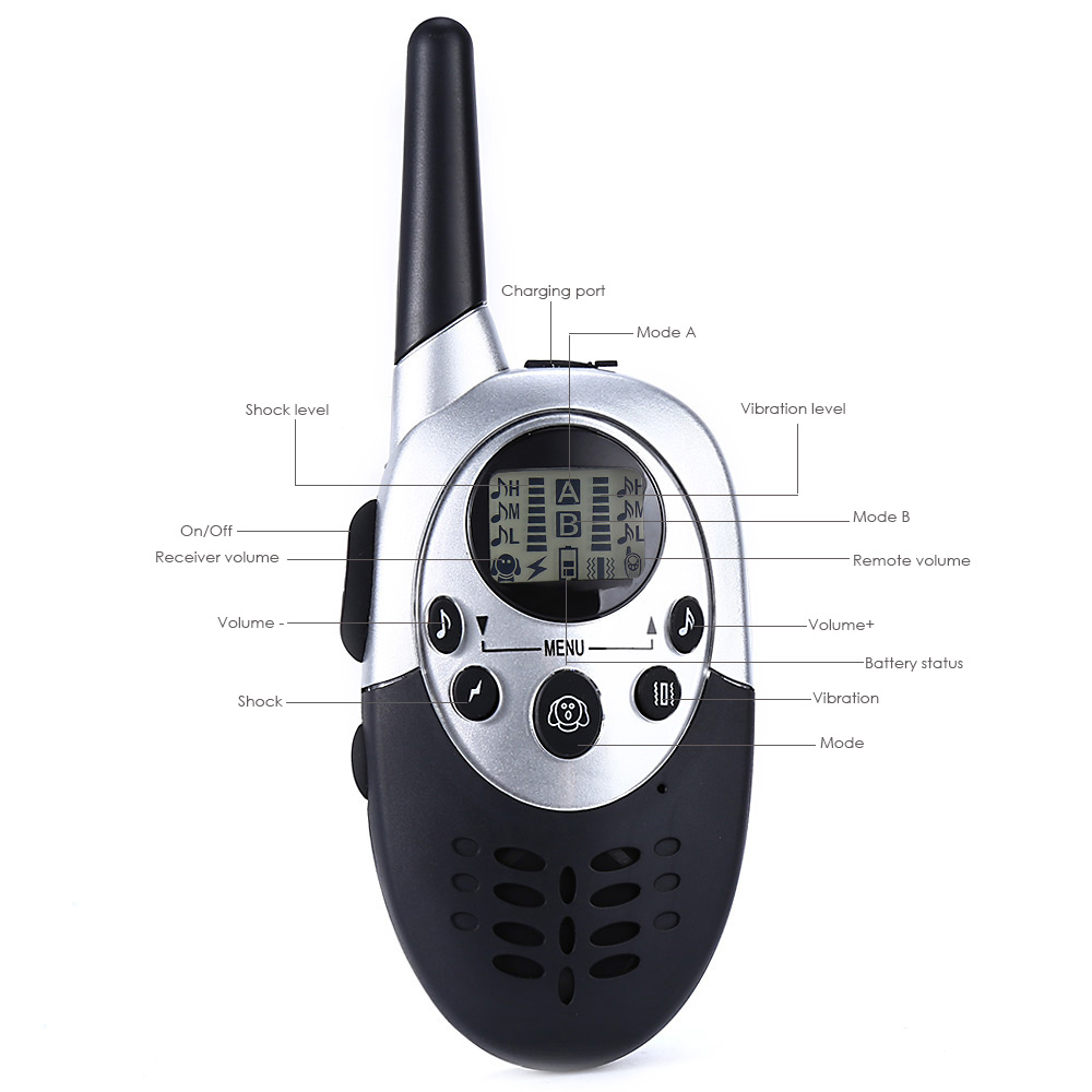 E613 Waterproof 1000m Remote Control Pet Dog Anti Bark Shock Collar