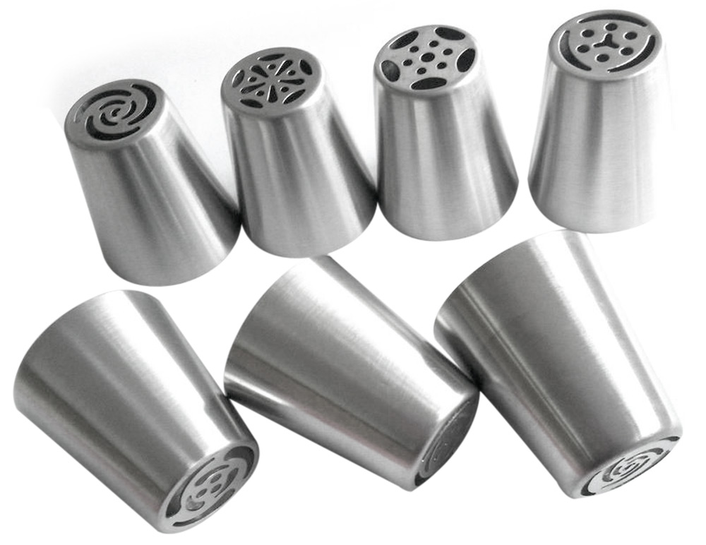 7pcs Russian Icing Piping Nozzles Cake Decoration Tips Kitchen Tool