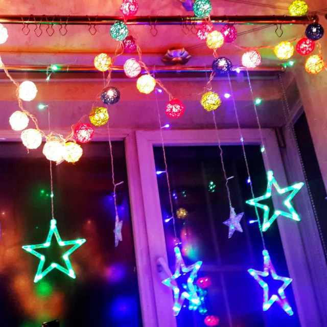 Fairy LED Star String Light Holiday Party Wedding Decoration Lamp