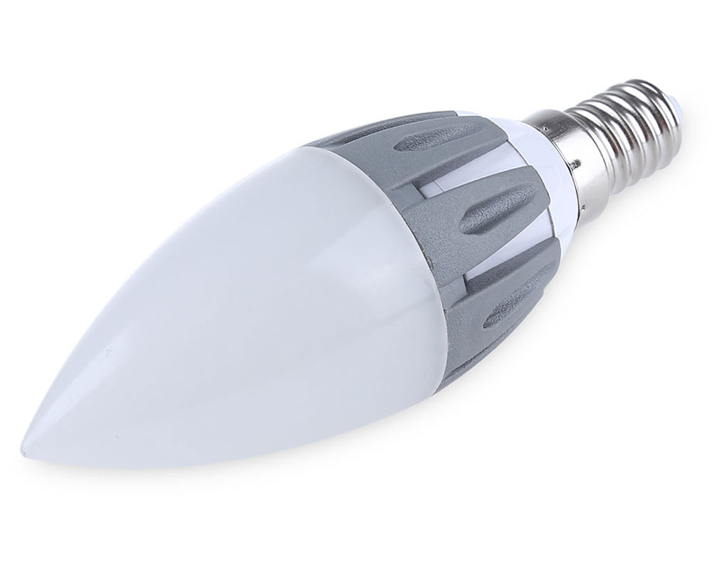 Lightme 5Pcs E14 220-240V C37 3W LED Bulb SMD 2835 Spot Globe Lamps Energy Efficient Lighting