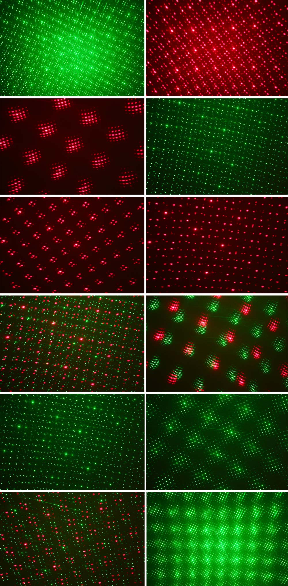 LED Red Green Laser Projector Light for Outdoor Lawn Garden Wall Decoration