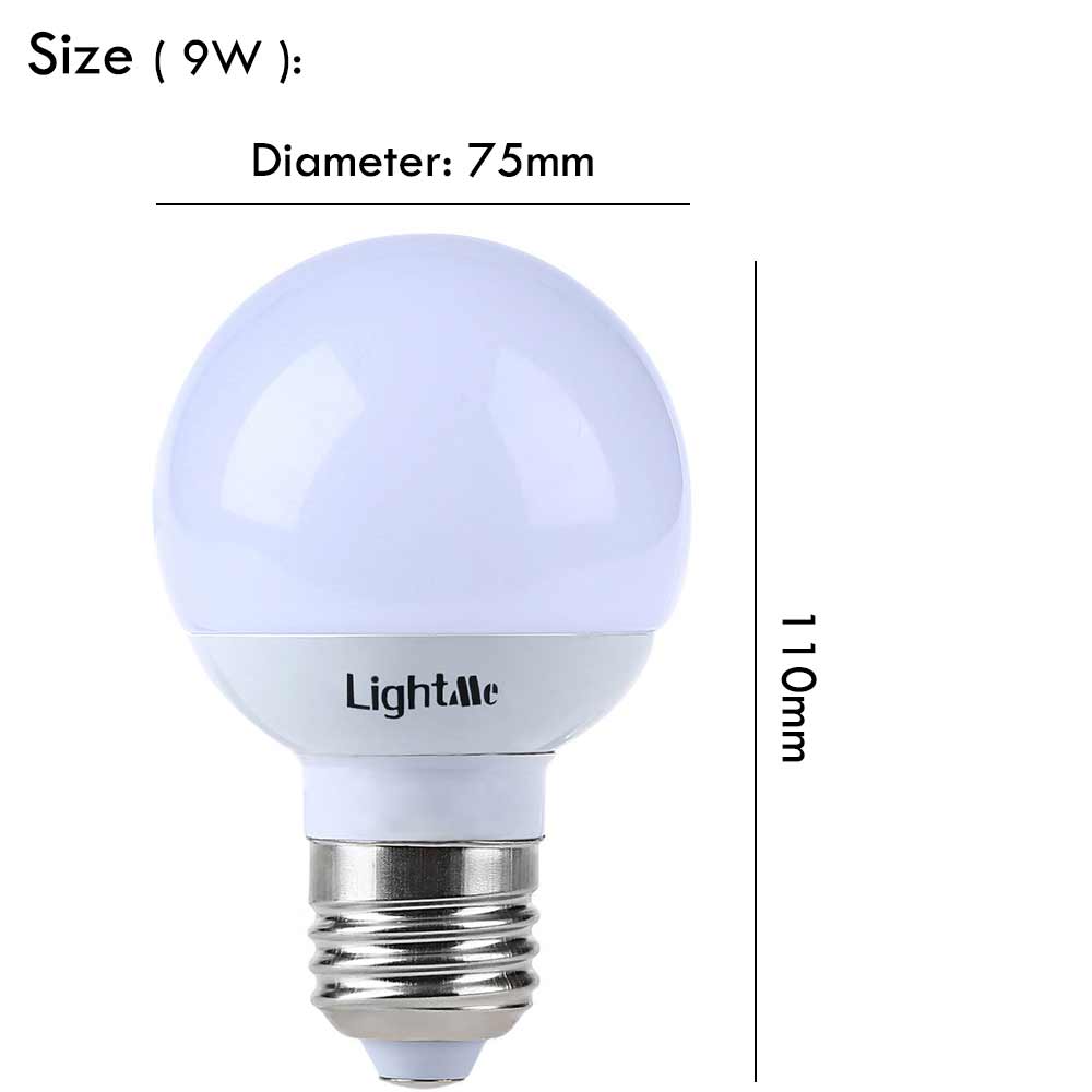Lightme E27 110-240V 9W 820Lm LED Bulb