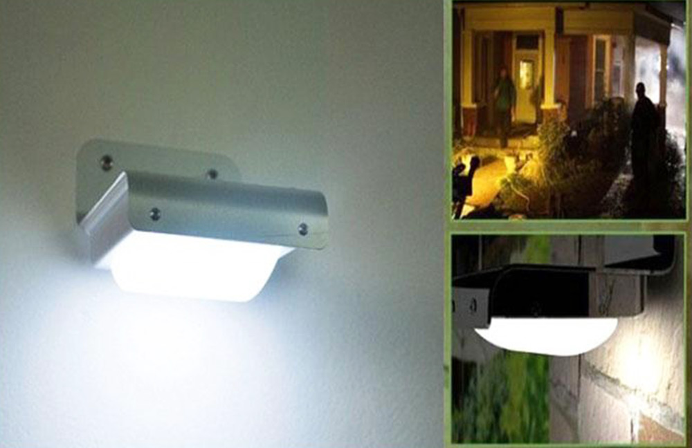 FZD-039 16 LED Solar Outdoor Light Energy Saving Light-control Infrared Motion Sensor Wall Lamp