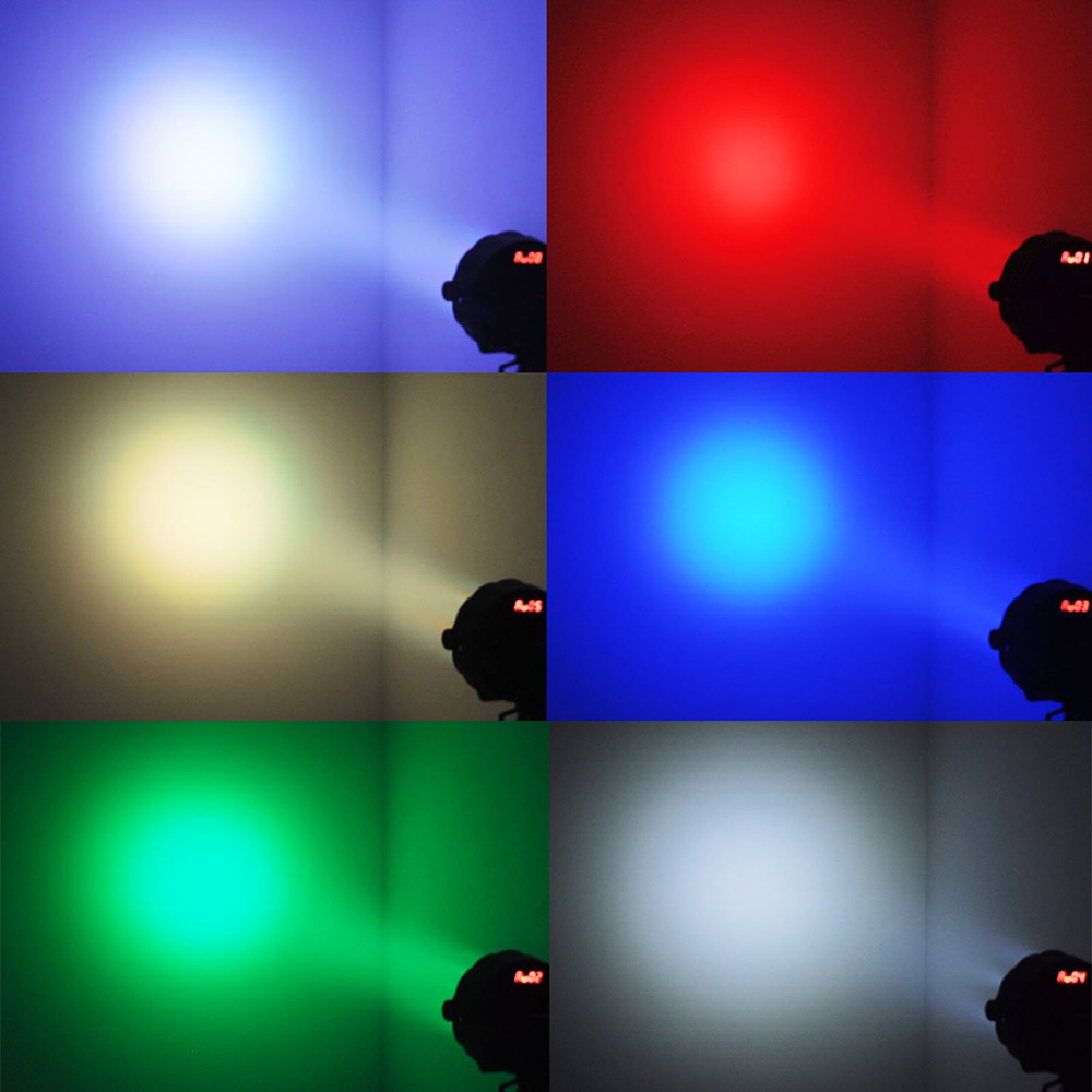 AC110 - 220V 54 x 1.5W RGB LED Flat Par Light Stage Lighting Laser Projector Party Lamp