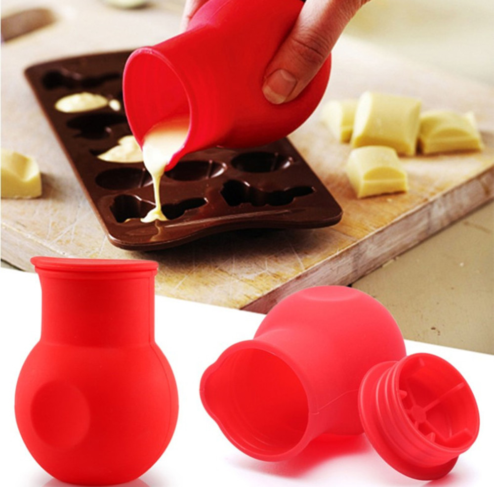 DIY Melted Chocolate Cup Silicone Baking Mold for Fondant Sugar