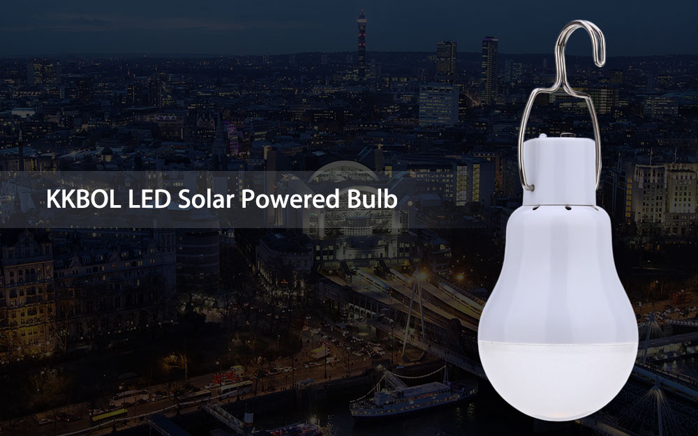 KKBOL S - 1500 1.5W 5V 140LM LED Light Bulb Portable Solar powered Camping Lamp