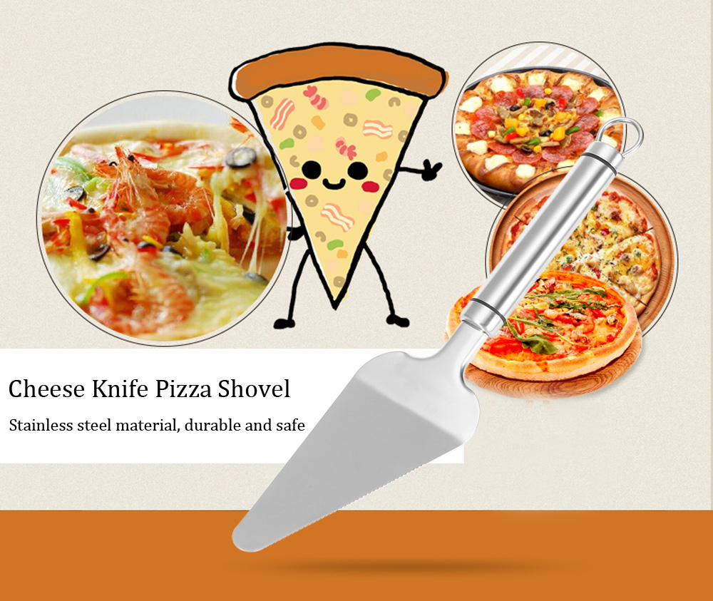 Stainless Steel Cheese Knife Bud Cake Pizza Shovel Kitchen Tool