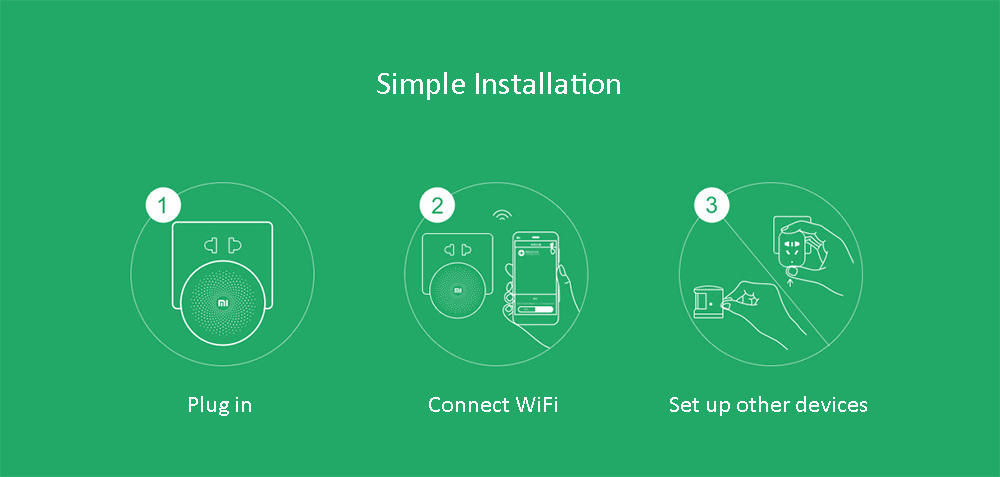 Original Xiaomi Smart Home Multifunctional Gateway Remote Control Online Radio