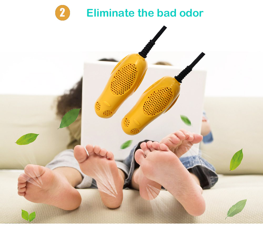 Liyoumei Electric Kids Shoes Dryer Warmer Odor Deodorant Device