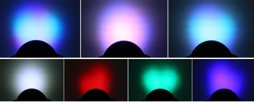 Lightme RGBW 12 LEDs Digital Display Par Light Stage Lamp with Remote Controller
