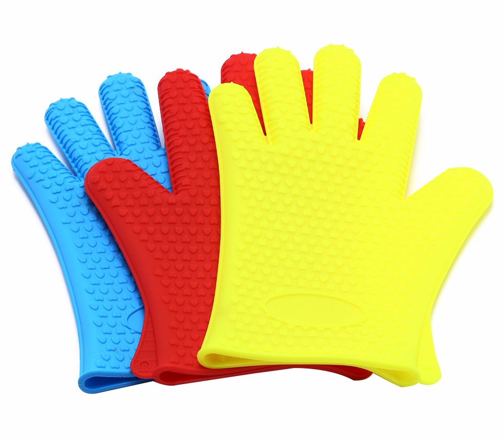 Oven High Temperature Resistant Silicone Gloves