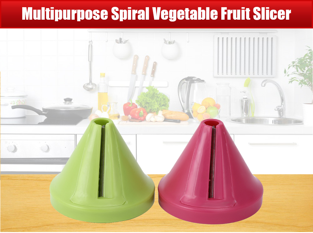 Multifunctional Spiral Vegetable Fruit Slicer Shredder Kitchen Accessories