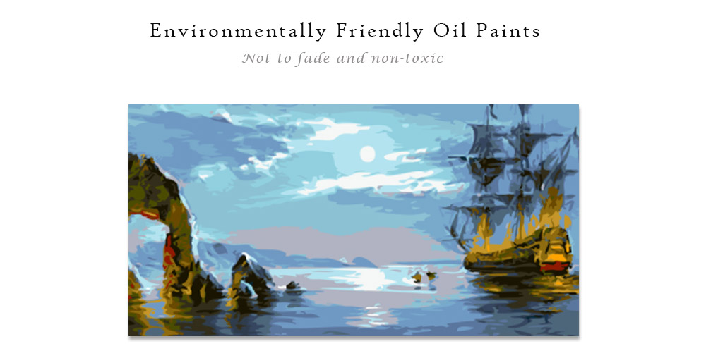Sea Wonders DIY Digital Oil Hand Painting Wall Decoration