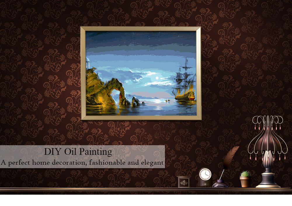 Sea Wonders DIY Digital Oil Hand Painting Wall Decoration