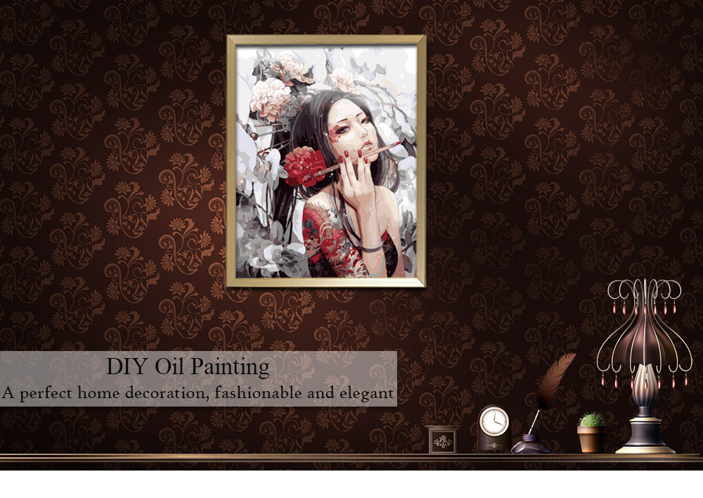 Sexy Girl DIY Digital Oil Hand Painting Wall Decoration