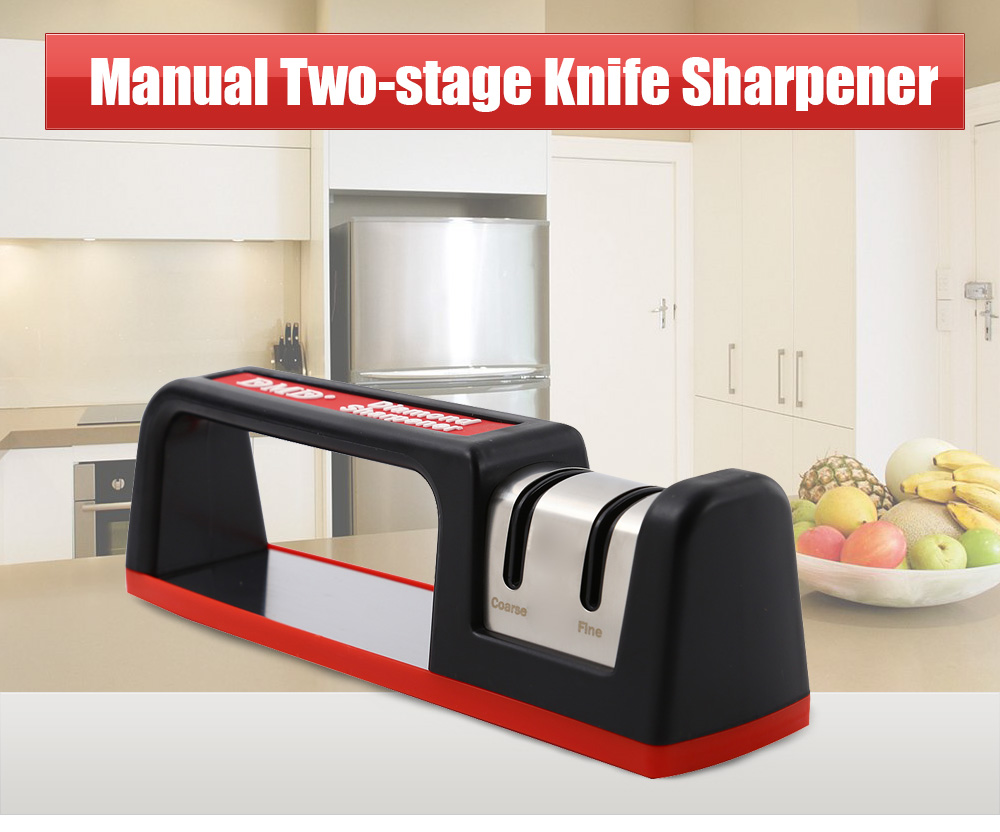 DMD Two-stage Diamond Tungsten Steel Ceramic Kitchen Knife Sharpener
