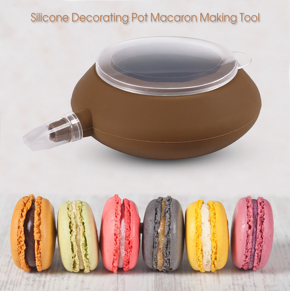 Silicone Macaron Baking Tool with 4pcs Nozzles