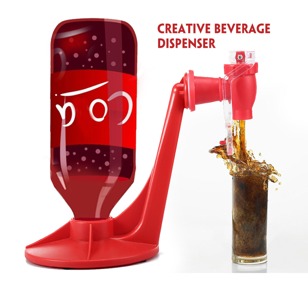 Creative Party Beverage Dispenser for Coke Soda Water Fizzy Drink Kitchen Gadget