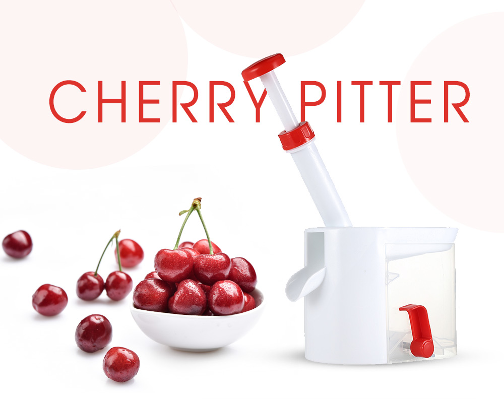 Cherry Pitter Seed Remover with Core Container Kitchen Corer Tool