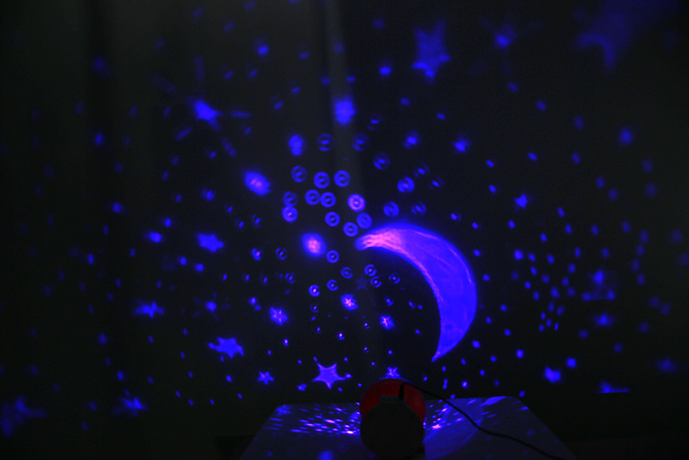 3 Modes LED Rotating Star Light Projection Lamp