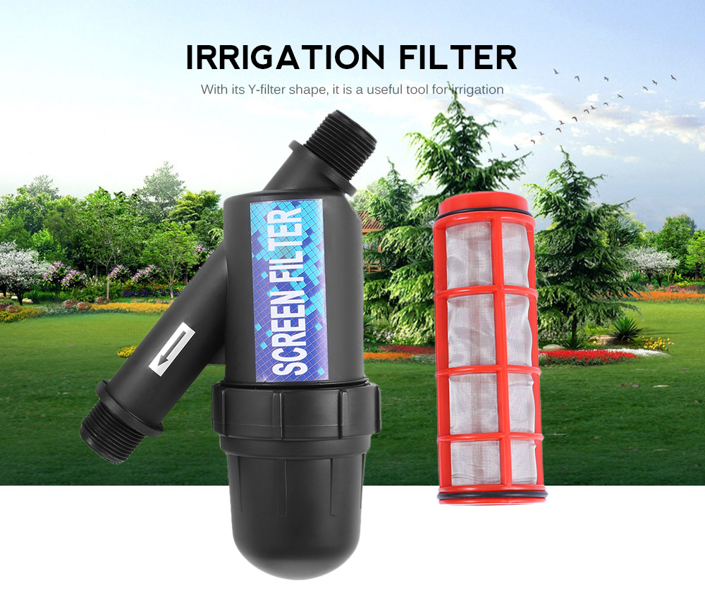 3 / 4 inch Screen Irrigation Filter Stainless Steel Mesh Tank Pump for Gardening Agriculture