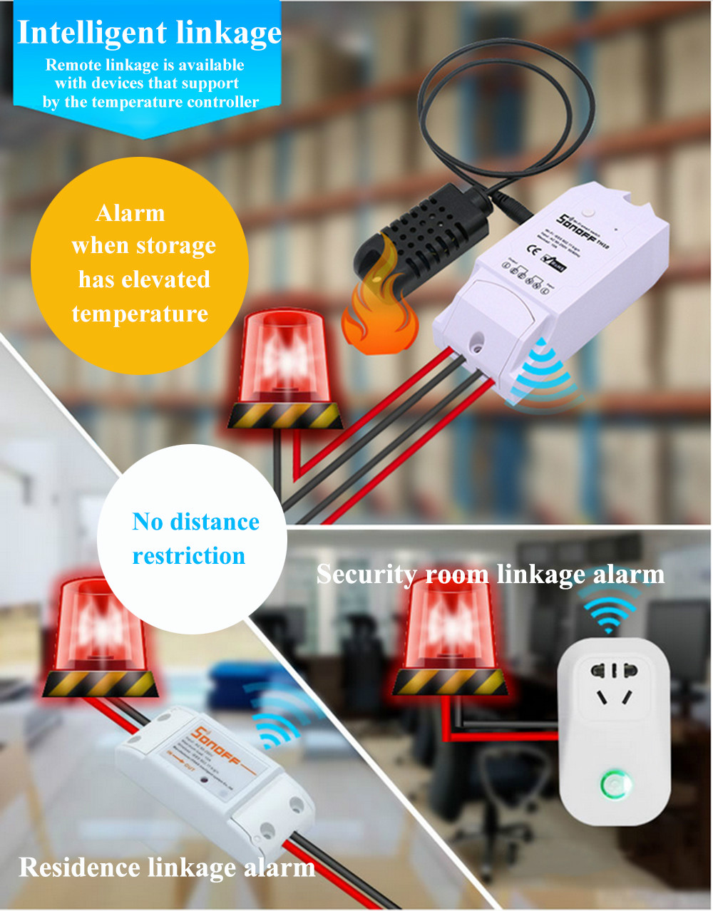 Temperature Humidity Controller Smart Home WiFi Wireless Timing Switch