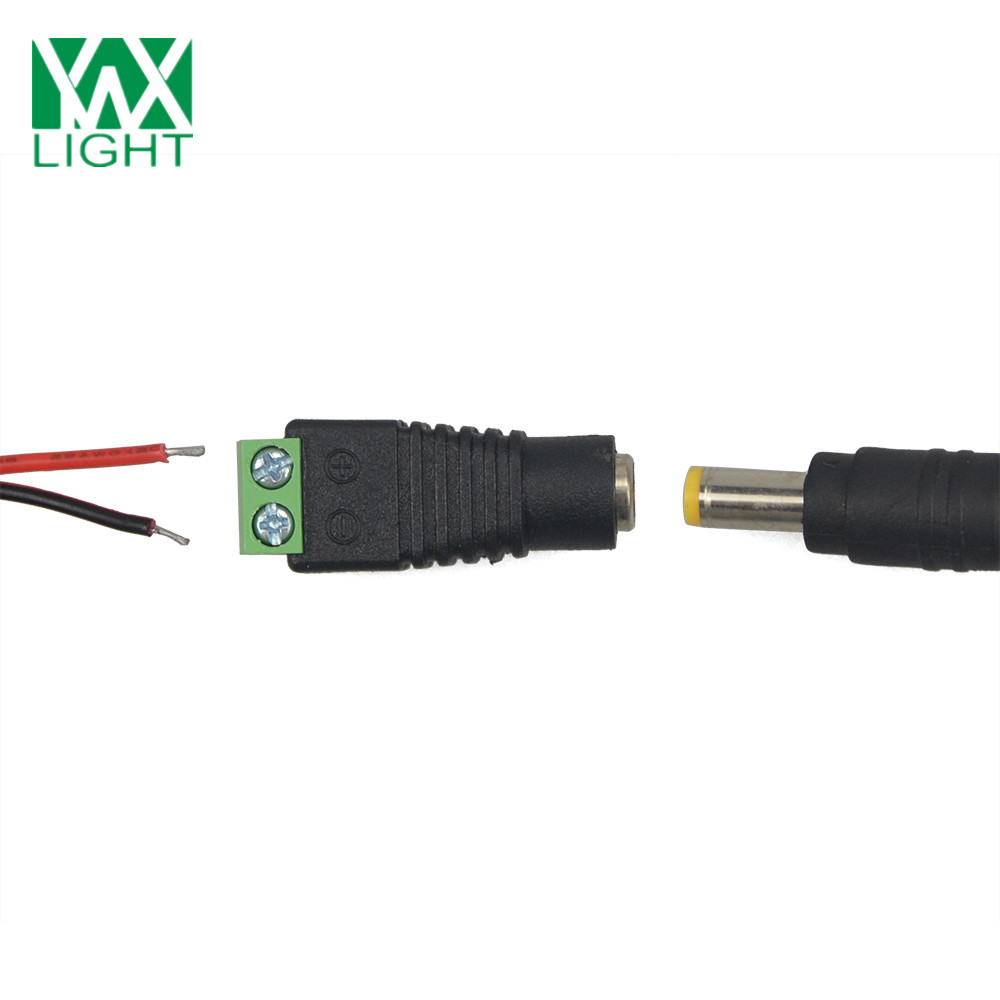 YWXLight 2PCS DC Connector Male Female for Led Lamp Strip