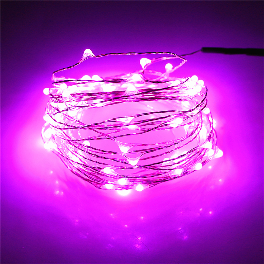 Supli 5M 50 LEDs USB Multi Colors Holiday String Lights Lamp Copper Wire Home Lighting