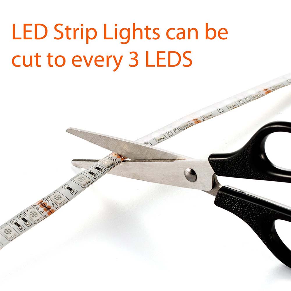 Supli LED Strip Kits Waterproof 5050 10m 100 LEDs with 44 Key 1 to 2 Ir Controller DC 12V