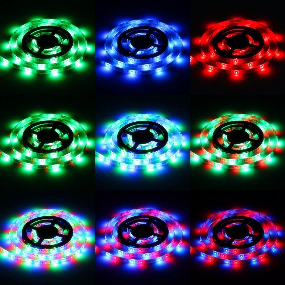 Kwb Led Strip Light 2835 300 Non Waterproof 5M with 44KEY Controller 2A Led Power Supply