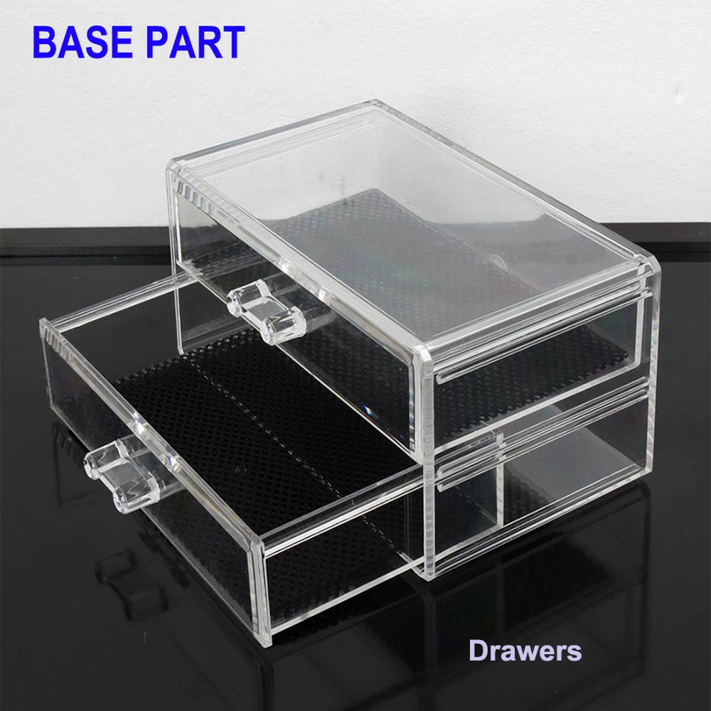Clear Acrylic Cosmetic Organizer Makeup Container Storage Gift for Couple