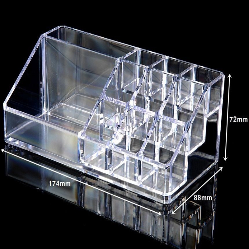 Clear Acrylic Cosmetic Organizer Makeup Container Storage Gift for Couple