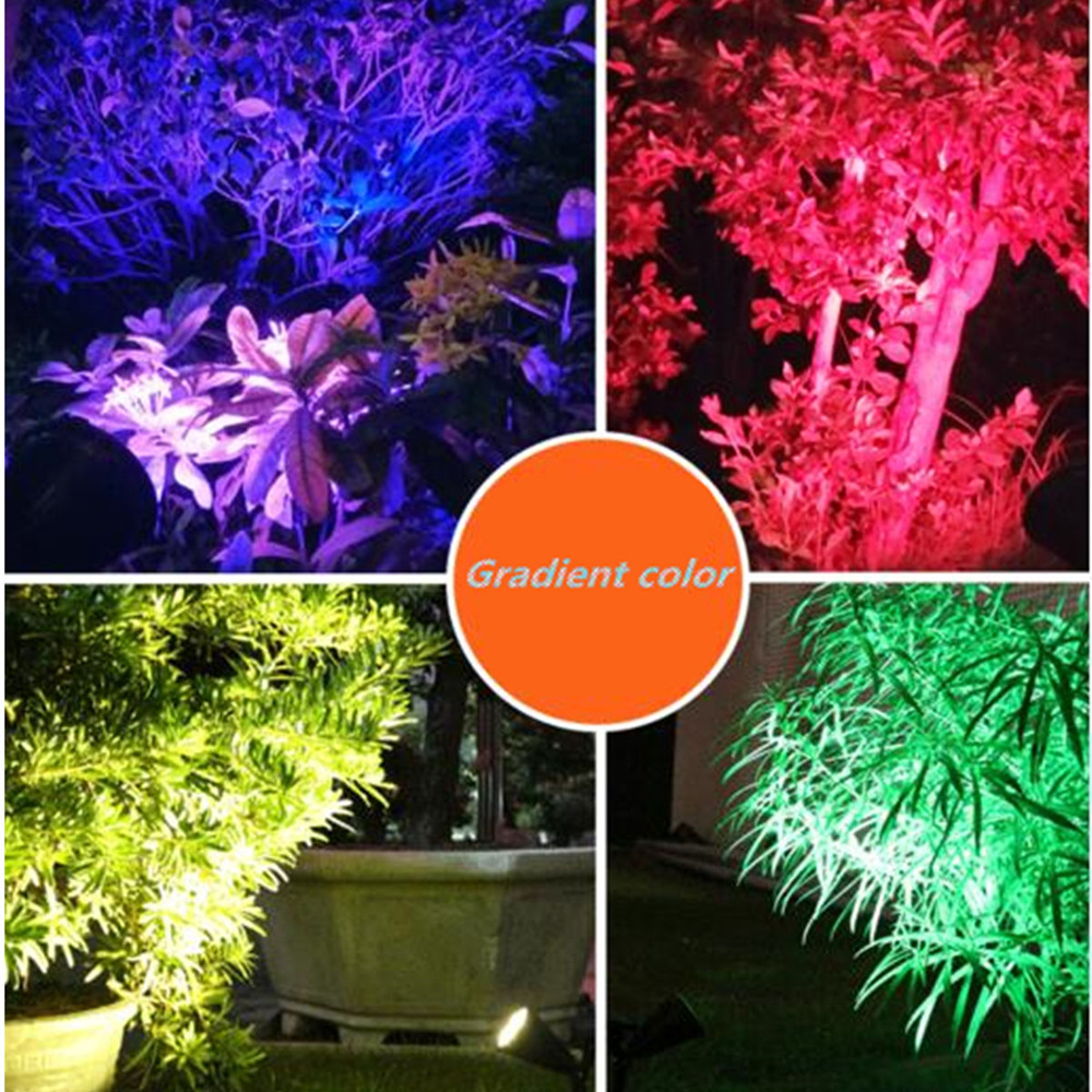 Colorful Gradient LED Polycrystalline Silicon Solar Outdoor Garden Decorative Lamp