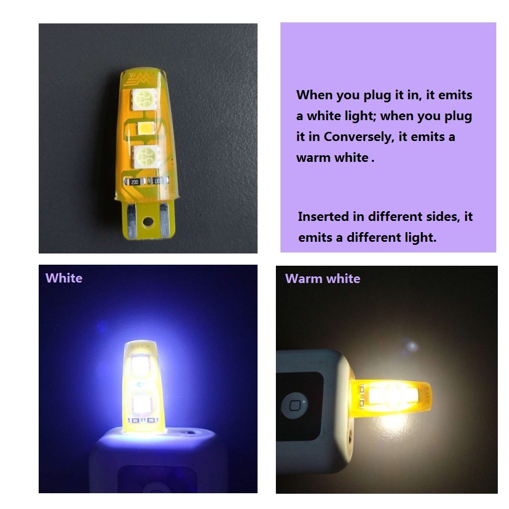 USB DC5V 6SMD Silicone Night Light Desk Reading Lamp for Notebook Computer PC Power