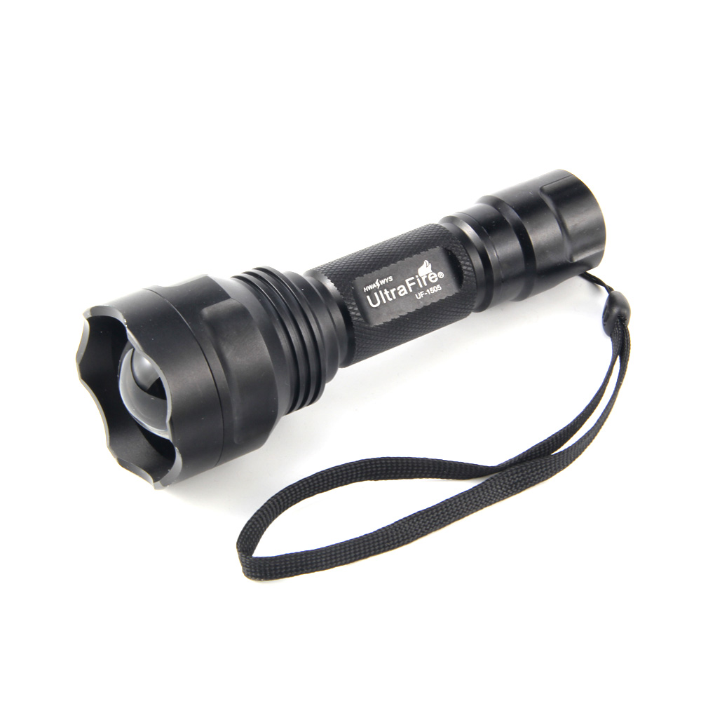 UltraFire UF - 1505 XPE 1 Case C8 Focus Red Light Flashlight