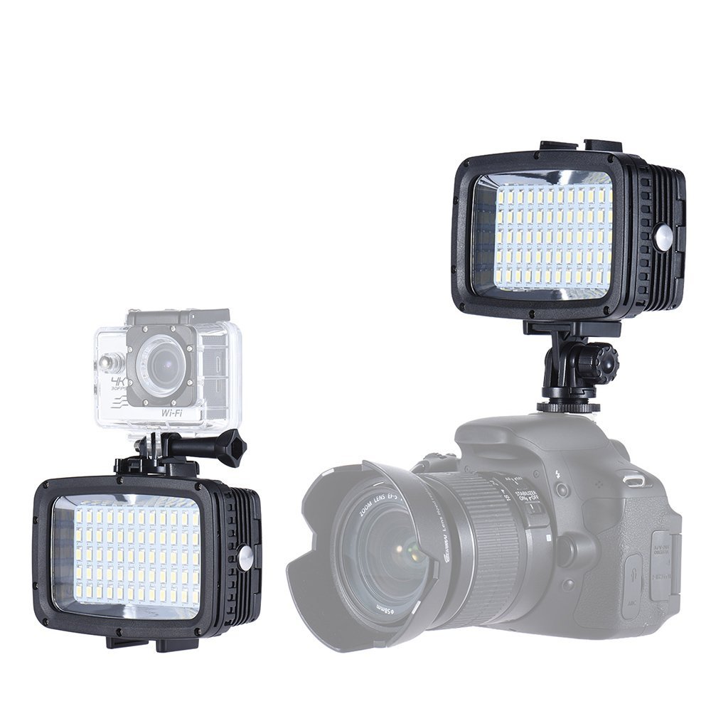 Video Diving Light 40M Waterproof 60 LEDs for GoPro Hero Sports Camera