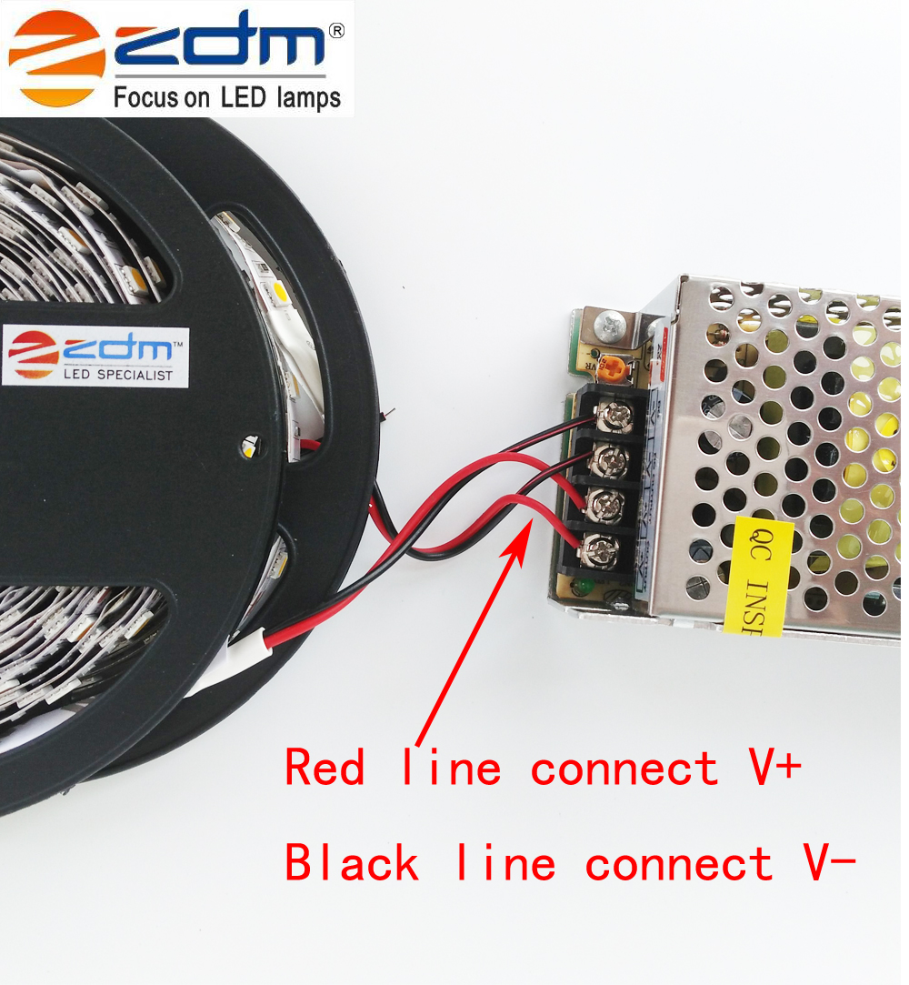 ZDM LED Light Strips 5M SMD5050 DC 12V 2PCS