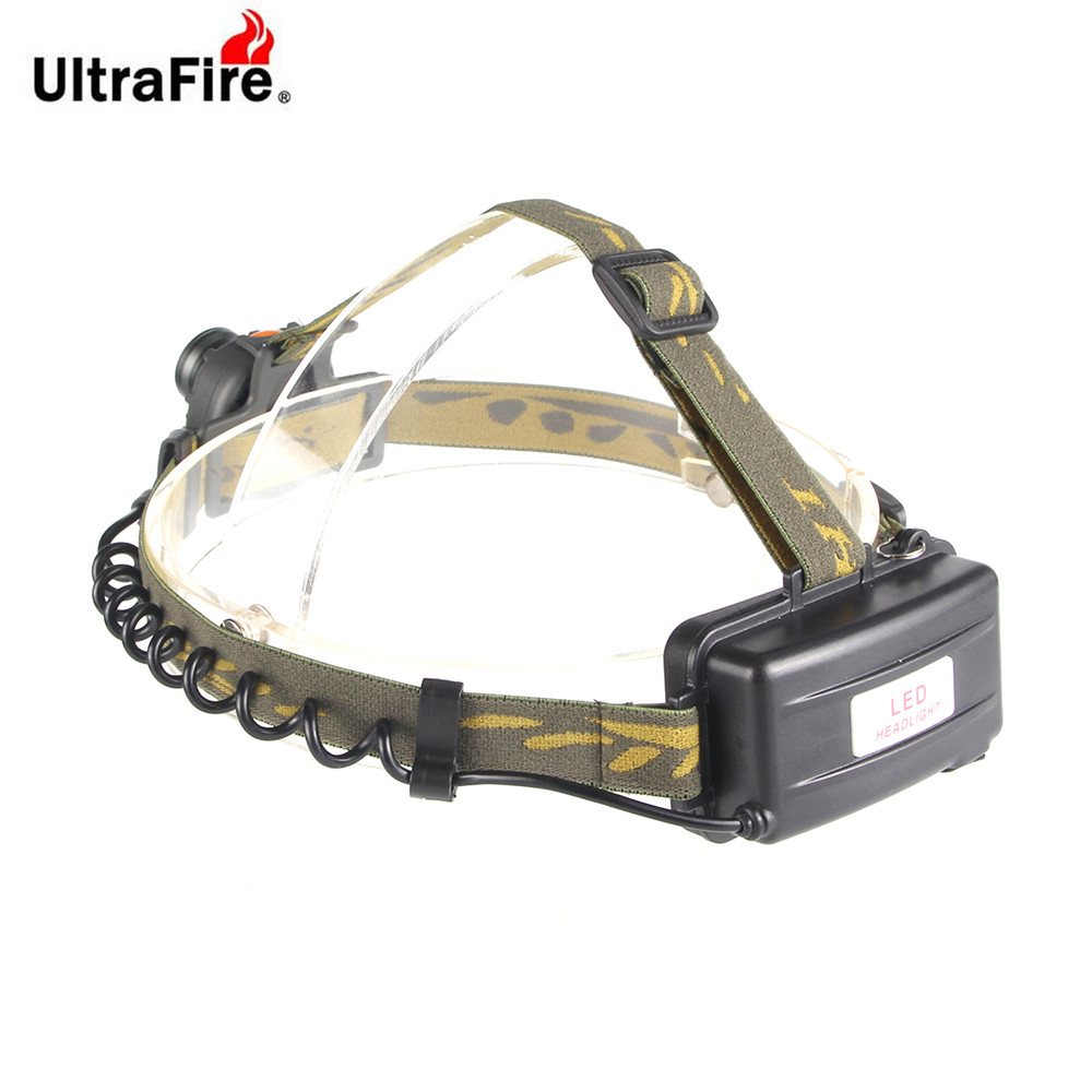 UltraFire Headlights XML - T6 389LM 3 Modes Light Sensor