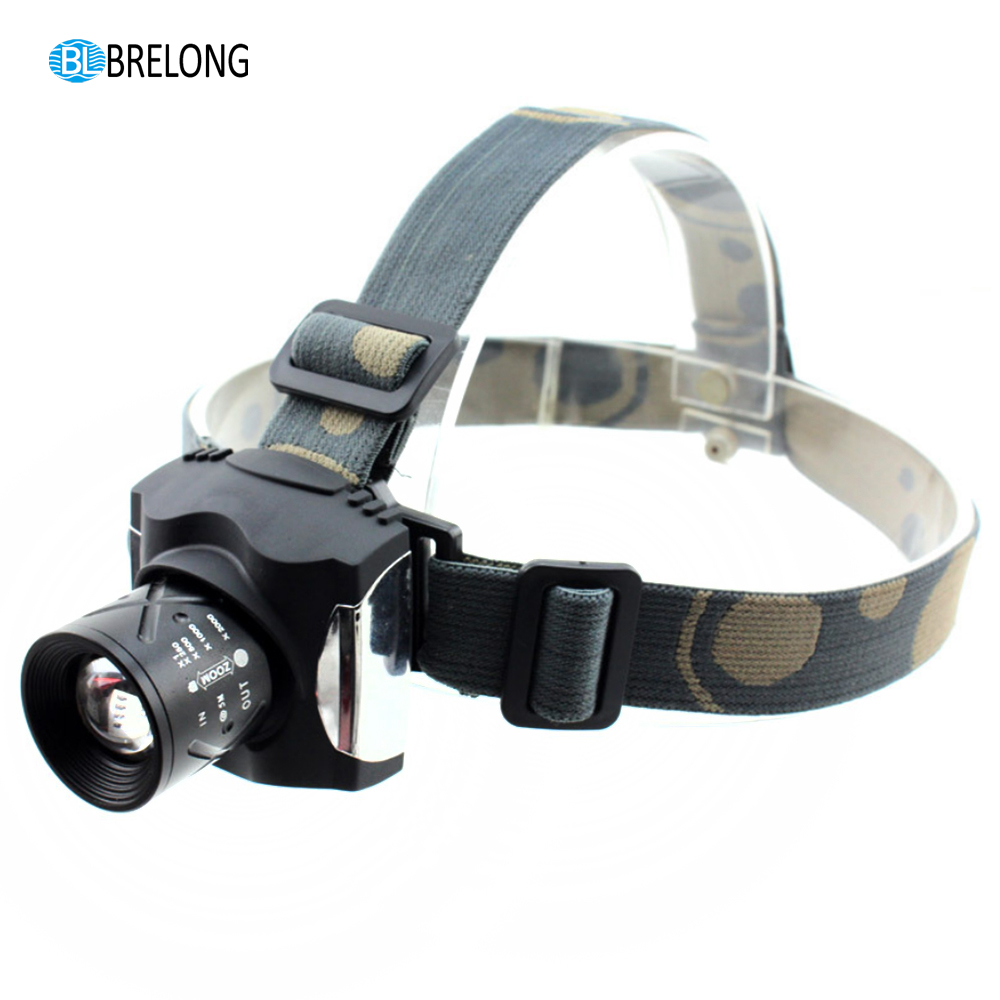 BRELONG LED Headlight Rechargeable Flashlight US