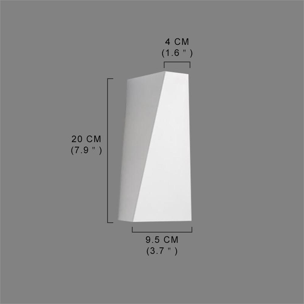 Modern Metal LED Bedside Wall Lamp Hallway Bathroom Wall Lamps Fixture Decorative Night Light For Pathway Bedroom