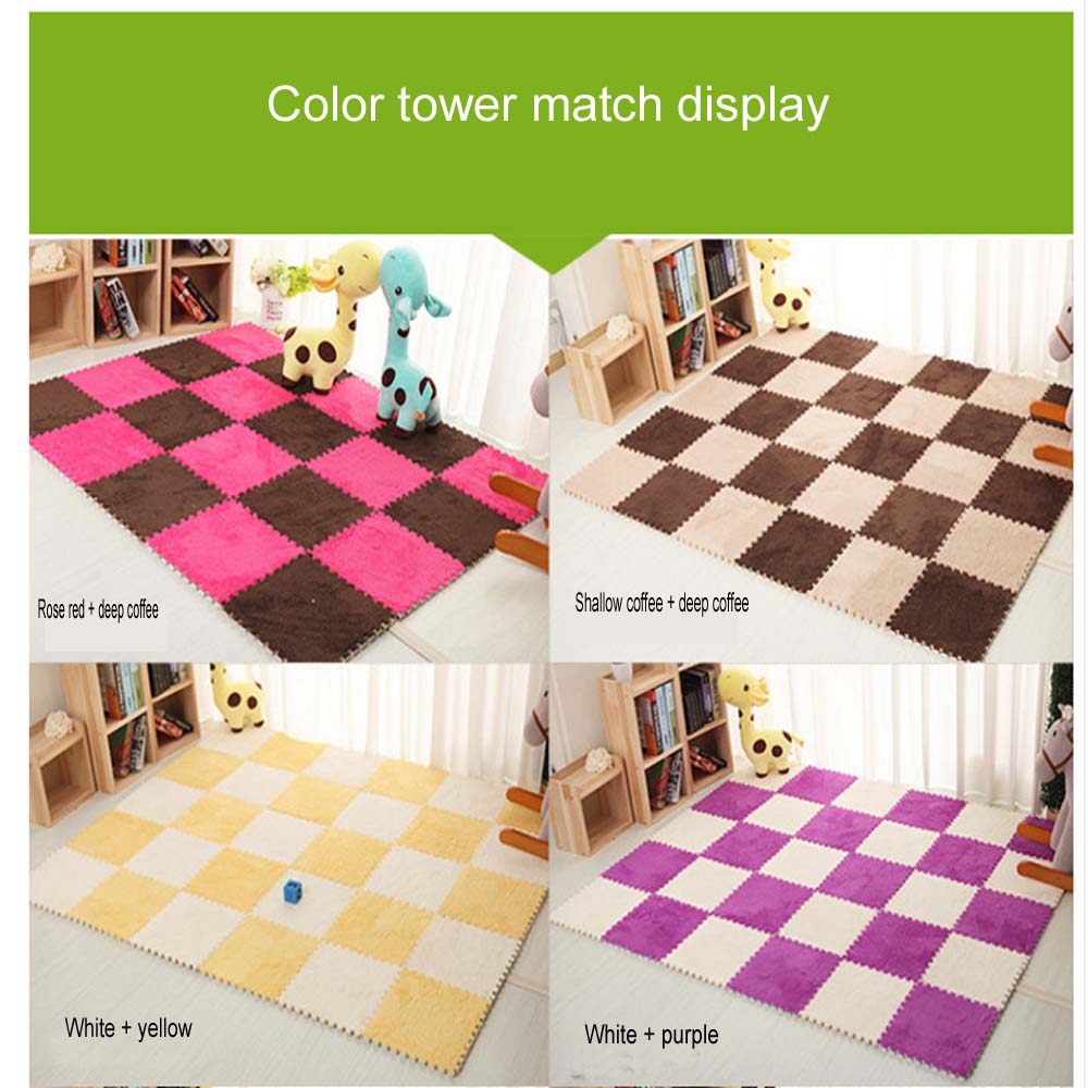 Jigsaw Floor Mat Carpet Stitching Carpet Doormat EVA Foam