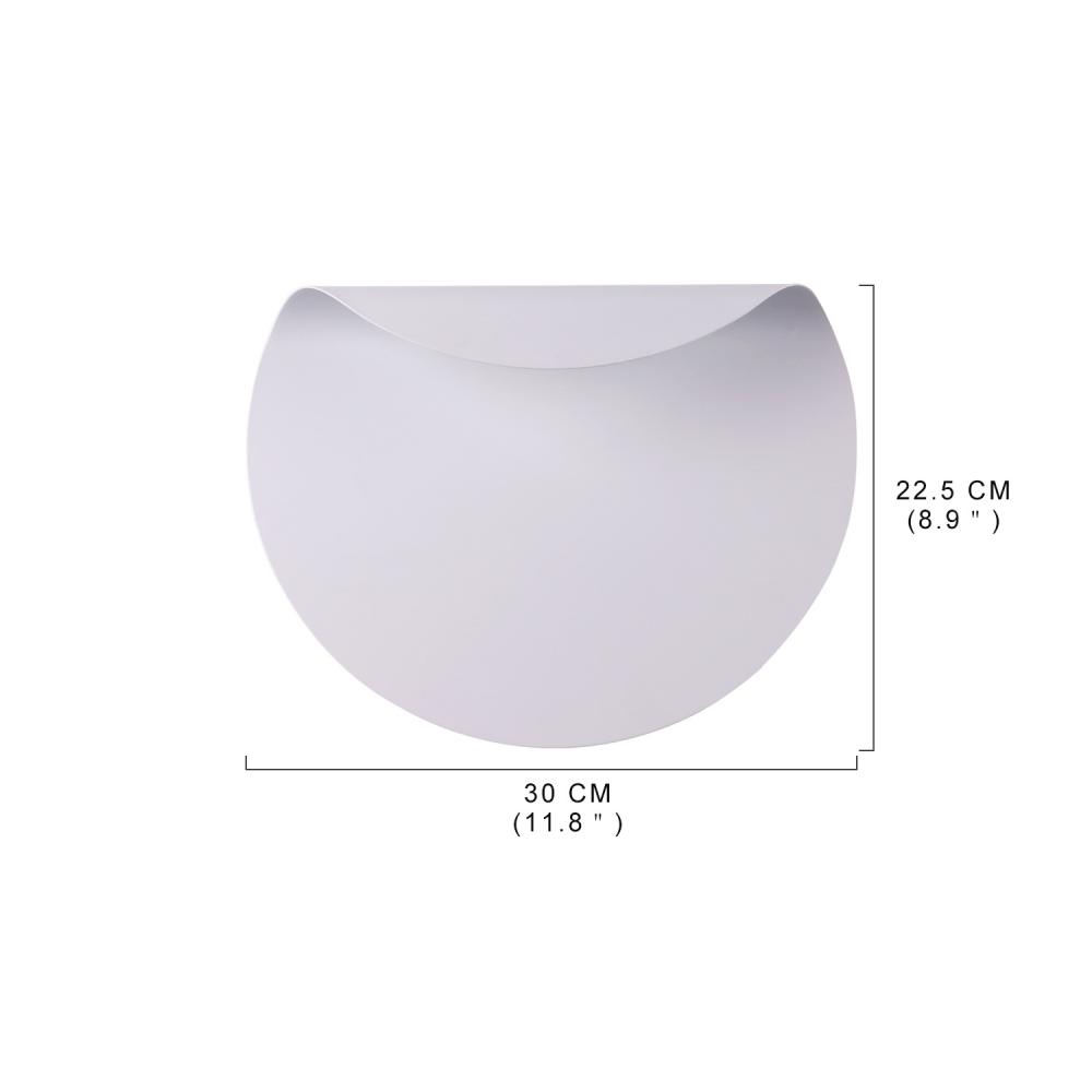 Modern Style LED Wall Lamp White Metal Indoor for Bedside Lamp Pathway Dining Bedroom Living Room