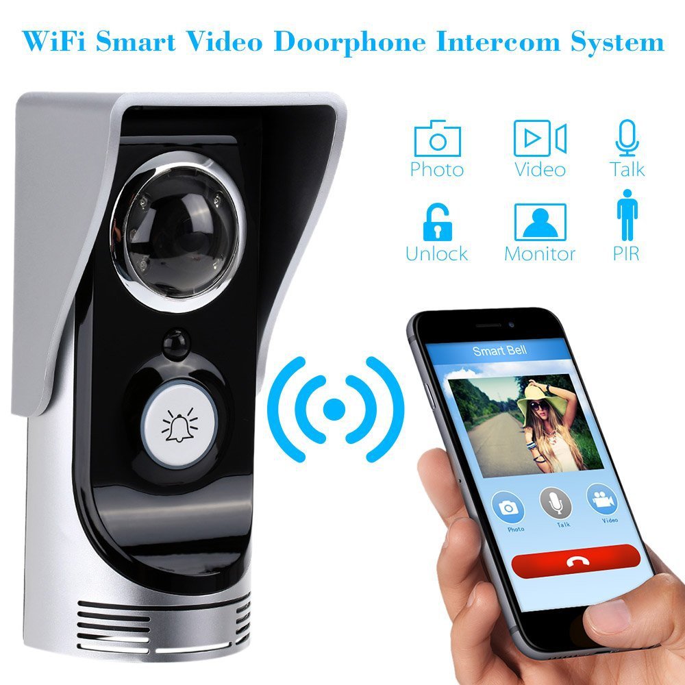 IPC -D5 WiFi Wireless Video Doorbell Smart Home Security Camera Motion Sensor Tamper Alarm With Free iOS Android APP