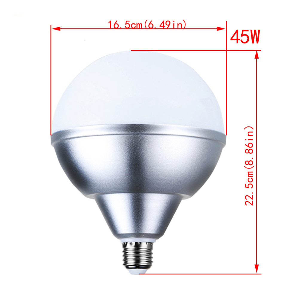 ZDM 45W E27 LED Globe Bulbs 5730 4000LM Warm White / Cool White AC 180-265V