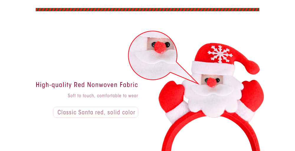 Cute Flashing Christmas Headband LED Headwear for Kids Adults Decoration