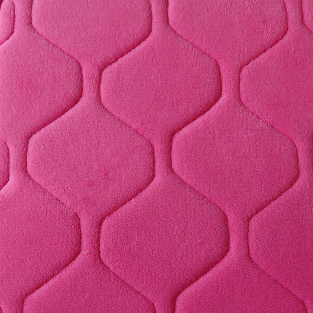 Floor Mat Thicken Coral Fleece Comfy Soft Geometric Pattern Home Mat