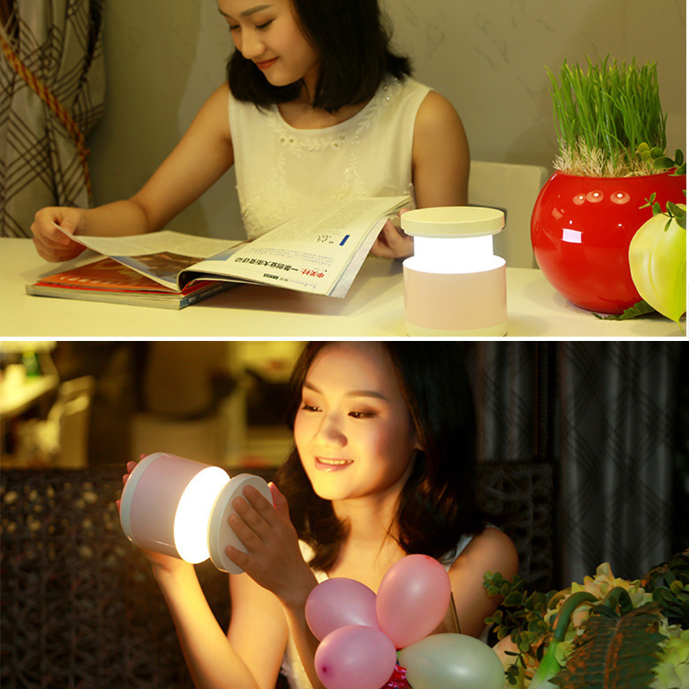 XY - YD1 Creative Colorful Telescopic LED Eye Reading Lamp Intelligent USB Warm Home Furnishing Nightlight